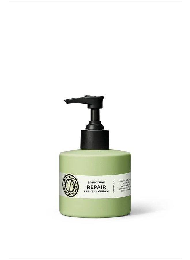 Maria Nila Structure Repair Leave-in Cream, 6.8 Fl Oz / 200 ml, For Damaged & Chemically Treated Hair, Algae Extract Rebuilds & Moisturizes, 100% Vegan & Sulfate/Paraben free  - Image 1