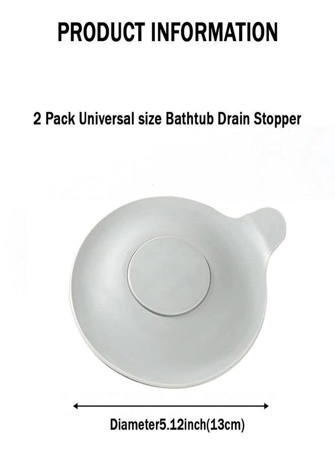 Buildcon 2 Pcs Water Stopper,Water Stopper for Bathroom and Kitchen Sink, Bathroom Drain Cover to Prevent Hair Clog - Image 2