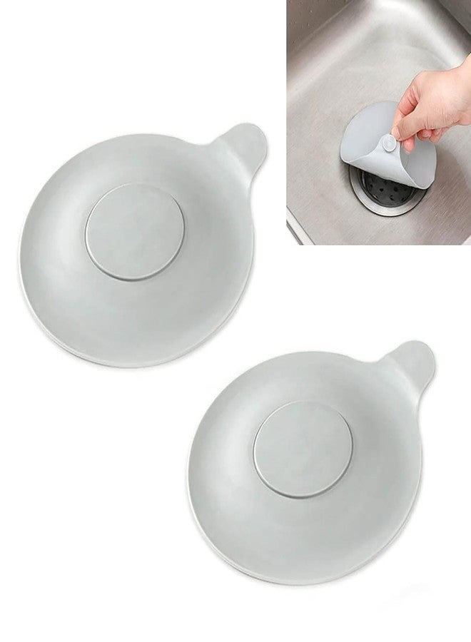 Buildcon 2 Pcs Water Stopper,Water Stopper for Bathroom and Kitchen Sink, Bathroom Drain Cover to Prevent Hair Clog - Image 1