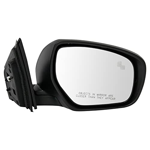 TRQ Driver and Passenger Side Power Heated Mirror Set Paint to Match Blind Spot Detection Compatible with 2013 Mazda CX-9 - Image 3