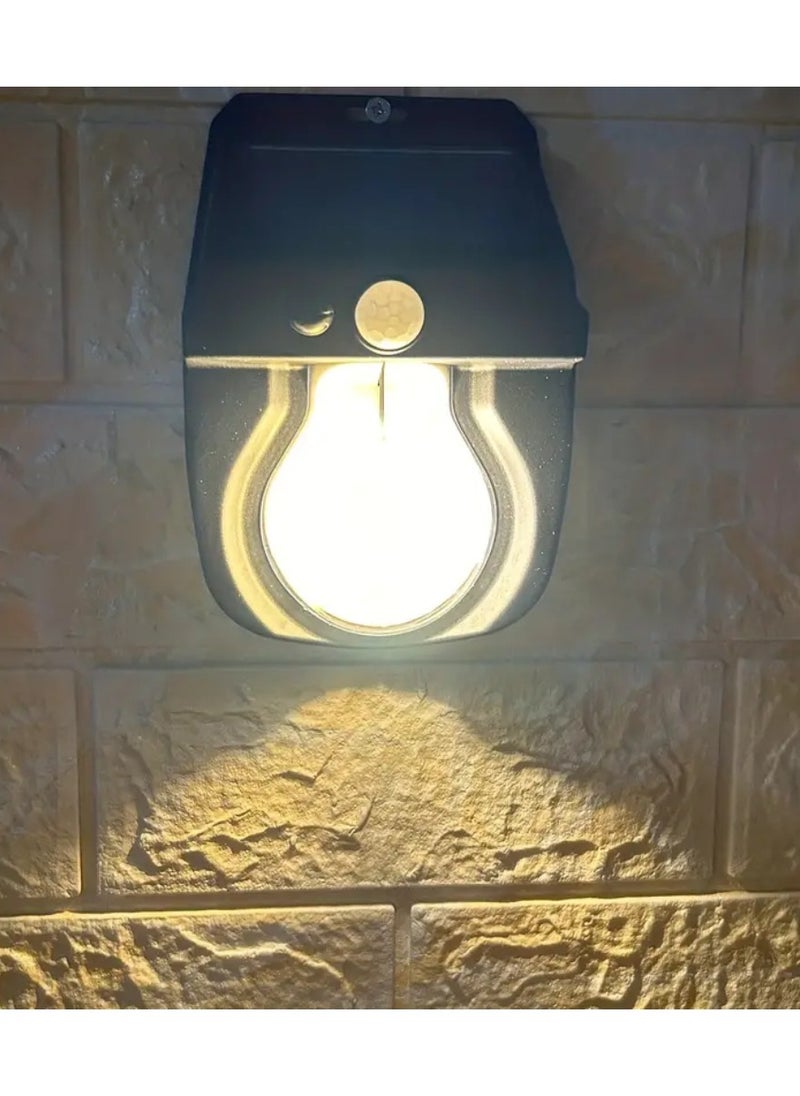 Yuwell Outdoor Solar Wall Light IP65 Waterproof Security Light Solar Wall Lantern With 3 Modes Led Solar Porch Light Outdoor Deck Fence Lighting Outdoor Solar Light For Garden Patio Yard And Home  - Image 5