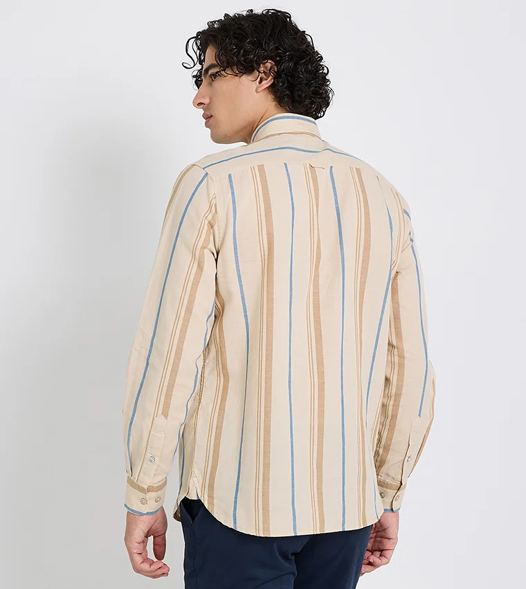 Ben Sherman  Ben Sherman Men's Long Sleeve Striped Shirts for Men | Best Price UAE