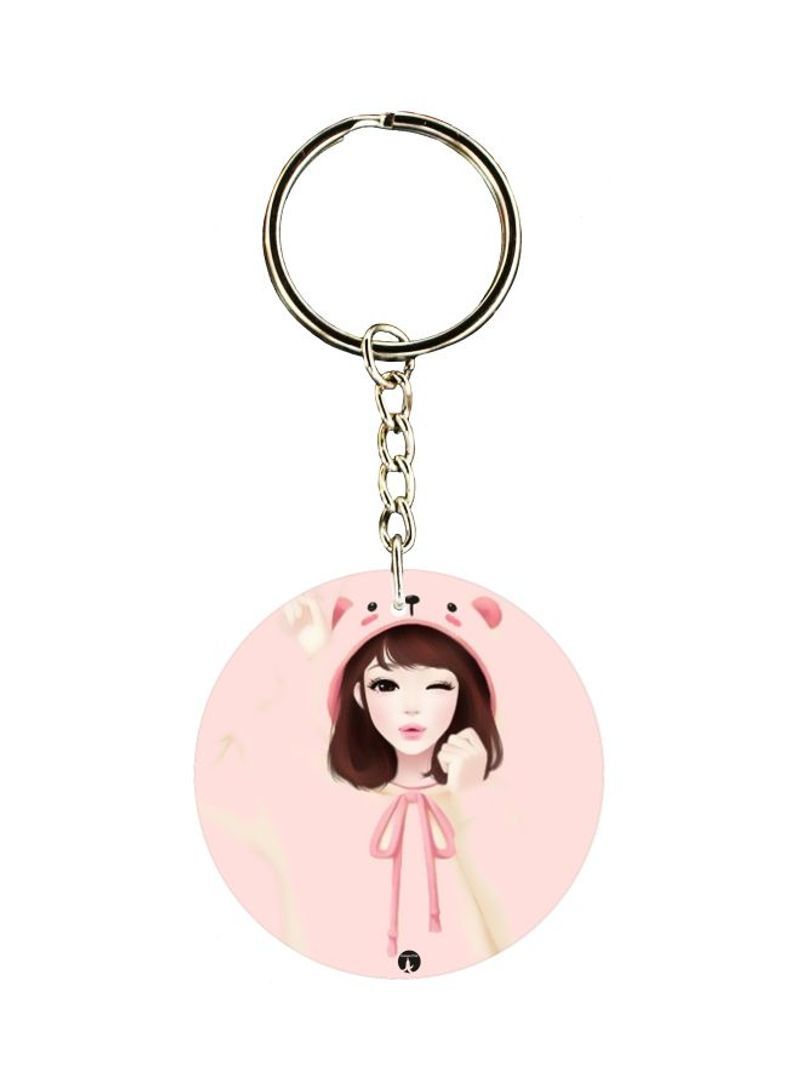 RKN Printed Single Sided Keychain