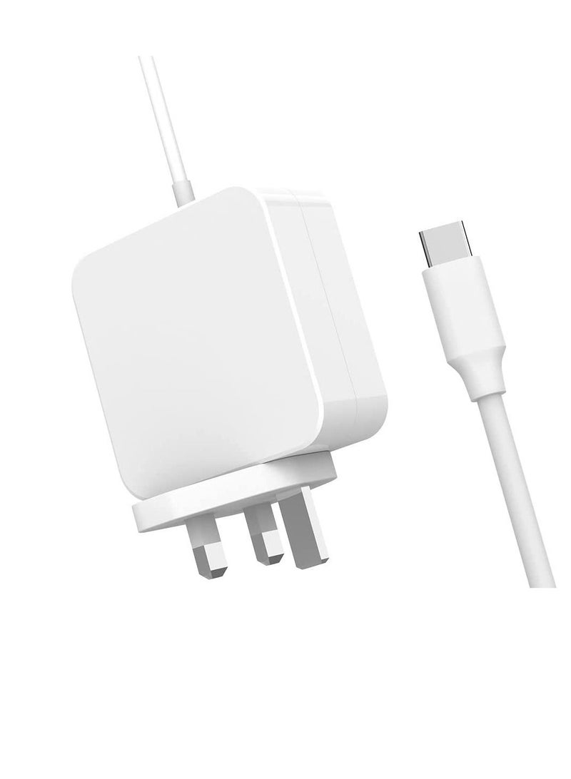 61W Type C Laptop Charger Compatible with MacBook Pro 14  MacBook Pro 13 12 MacBook Air 13 Type C Adapter for Most Tablet Charging - Image 1