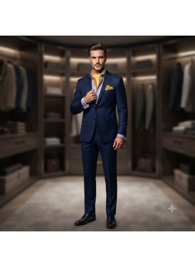 طقم رجالي مكون من ثلاث قطع (ربطة عنق - منديل - ازرار اكمام) - Image 3