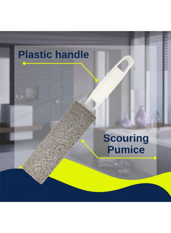 Pumie PUMIE Toilet Bowl Ring Remover, TBR-6, Grey Pumice Stone with Handle, Removes Unsightly Stains from Toilets, Sinks, Tubs, Showers, Pools, Safe for Porcelain, 1 Pack  - Image 4