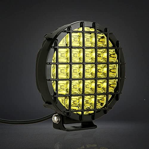 BIGLION.X BIGLIONX 6inch 2pcs Amber Round LED Offroad Lights Amber Offroad Driving Fog Lights with Wiring Harness 210W 32000LM Waterproof IP68 IP69K 12V 24V for Pickup Trucks ATV UTV SUV - Image 3