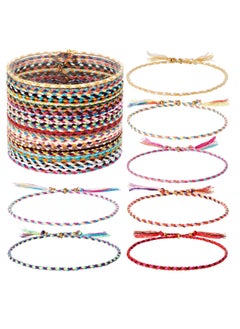 Sufficient quantity includes 28 woven friendship bracelets in various styles, providing enough options for different uses with exquisite and charming mixed colors.