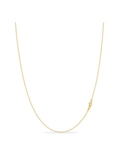 18Kt Gold Chain Necklace For Women, 1.3Mm Silver Cable Chain, 22 Inch, With Spring-Ring Clasp, Italian Made - pzsku/Z771EBCA07976DDDDC4D3Z/45/_/1735214598/7df76a3d-82bc-4d4d-a303-65d3691541ce