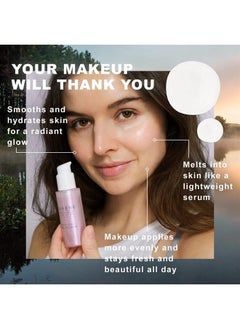 Lumene Dewy Glow Gel Primer - Invisible Illuminating Primer + Hydrating Gel for Radiant Glowing Skin - Lightweight Brightening Face Primer for Makeup + 24hr Visibly Smoother Skin (1oz)  - Image 2