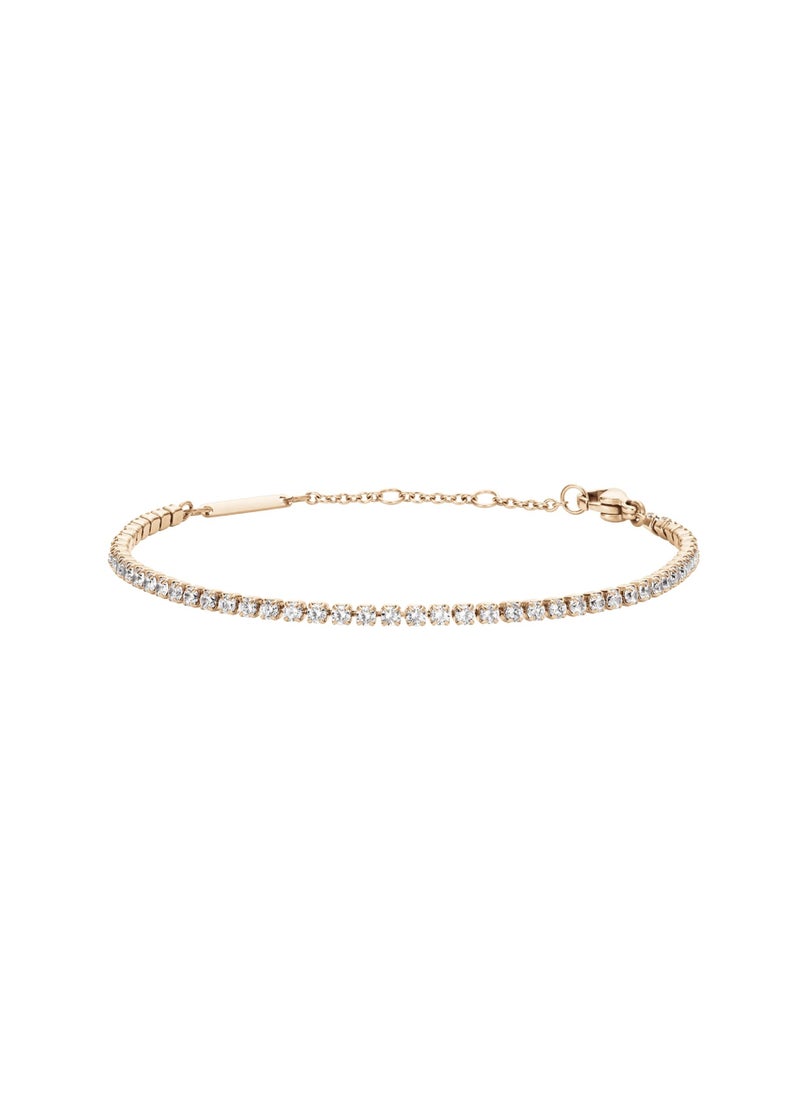 DANIEL WELLINGTON - Classic Tennis Bracelet Rose Gold - Image 1