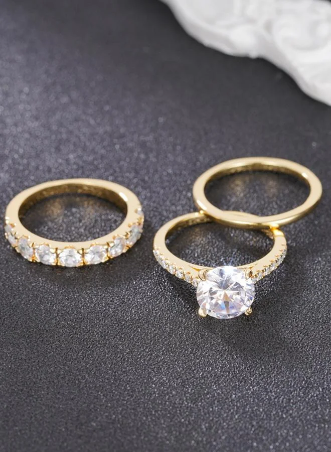 Take Two Set of 3 - Embellished Rings