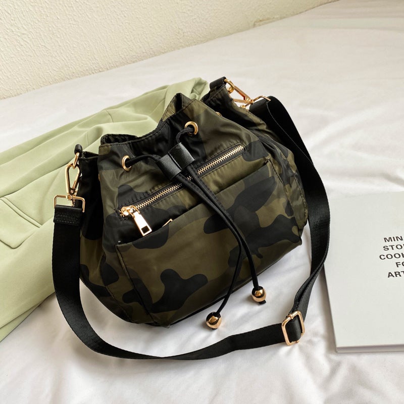 Small Bag Women'S 2023 Arrival Canvas Fashionable Oxford Cloth Women'S Bag All-Match Nylon Shoulder Crossbody Camouflage Bag - Image 2