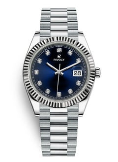 Rivoly Modern Men's Watch With Date Stainless Steel 
