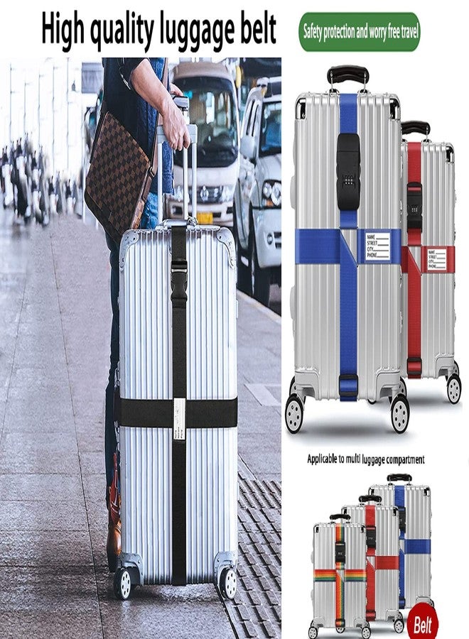 Dayalu Luggage Strap Belt with TSA Number Lock for Suitcases, Trolleys and All Kind of Luggage - Nylon (Multicolor) (2) - Image 5