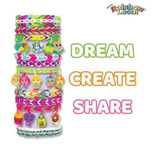 Rainbow Loom® Loomi-Pals™ Mini Combo Set, Features 60 Cute Assorted Loomi-Pals Charms, 1 Happy Loom, 2100 Colorful Bands All in a Carrying Case for Boys and Girls 7+ - Image 2