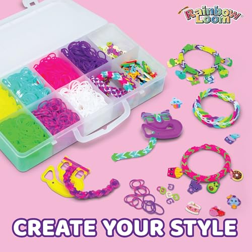 Rainbow Loom® Loomi-Pals™ Mini Combo Set, Features 60 Cute Assorted Loomi-Pals Charms, 1 Happy Loom, 2100 Colorful Bands All in a Carrying Case for Boys and Girls 7+ - Image 3