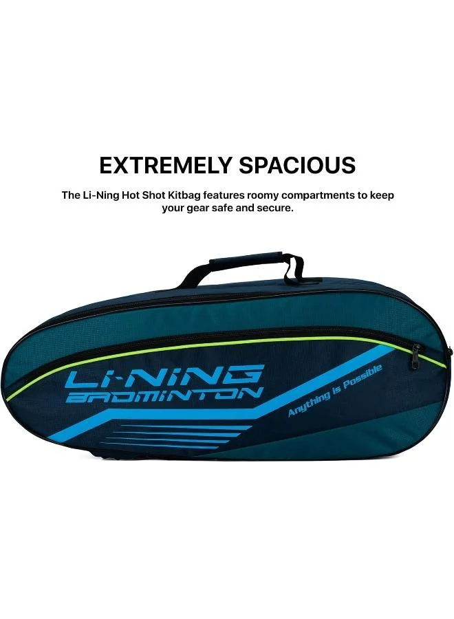 لي-نينج حقيبة تنس الريشة لي نينغ هوت شوت بثلاث سحابات من البوليستر