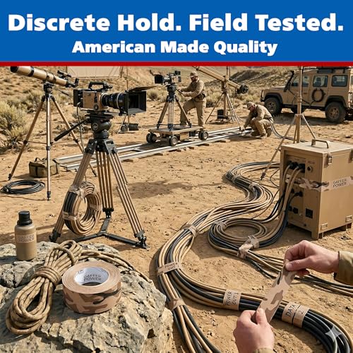 Gaffer Power Desert Tan Camo Gaffer Tape – Professional Grade, Made in USA, Non-Reflective Matte Cloth Tape, Heavy Duty, Easy Tear, Residue-Free – 2 Inch x 25 Yards - Image 5