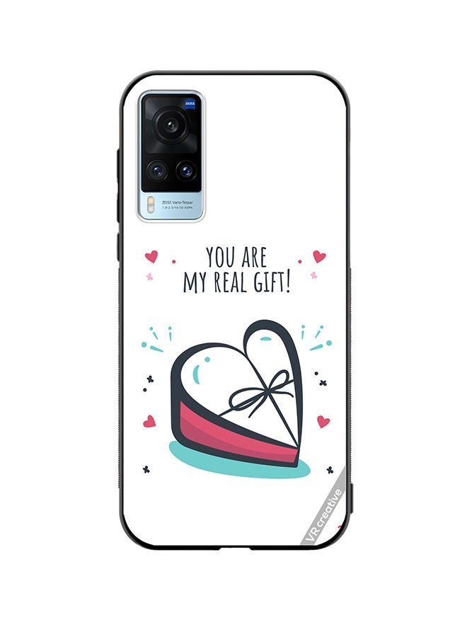 VR CREATIVE Protective Case Cover For Vivo X60 My Real Gift Design Multicolour - Image 1
