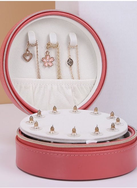 Jewelry Travel Organizer Box Pink