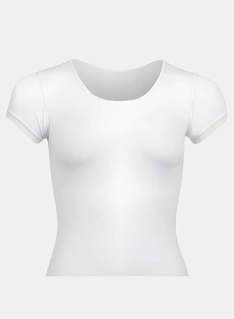 Silvy Lycra Lucy Half Sleeves Round Neck Top - Image 2