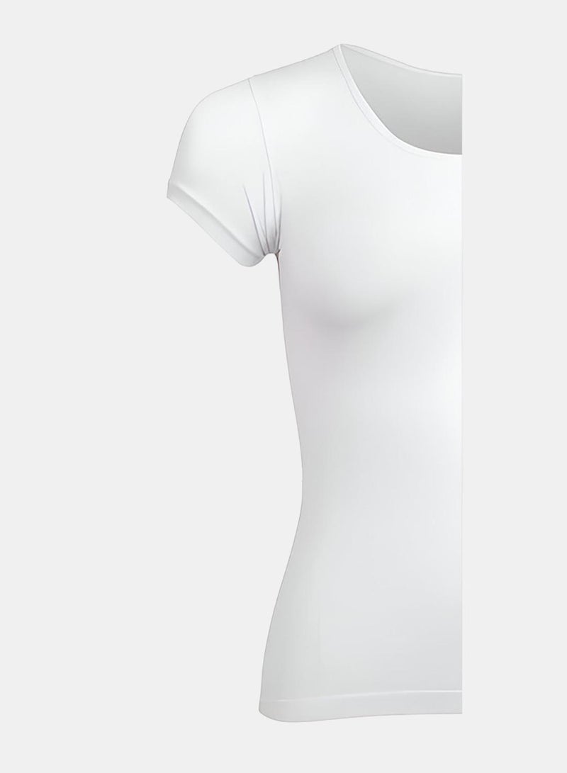 Silvy Lycra Lucy Half Sleeves Round Neck Top - Image 3