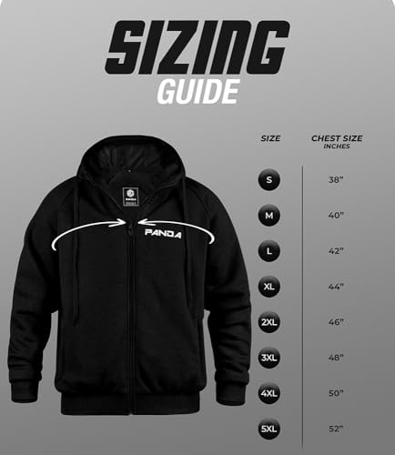 PANDA CYCLE GEAR Motorcycle Hoodie for Men & Women ATV Enduro Armored All Season's Biker Riding Sweatshirt Dual Sports Jacket (US, Alpha, Large, Regular, Regular, BLACK) - Image 5