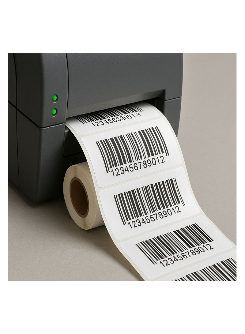 TA POS 2000 Piece Thermal Label Paper Sticker, Barcode Paper 25*50mm - Image 1