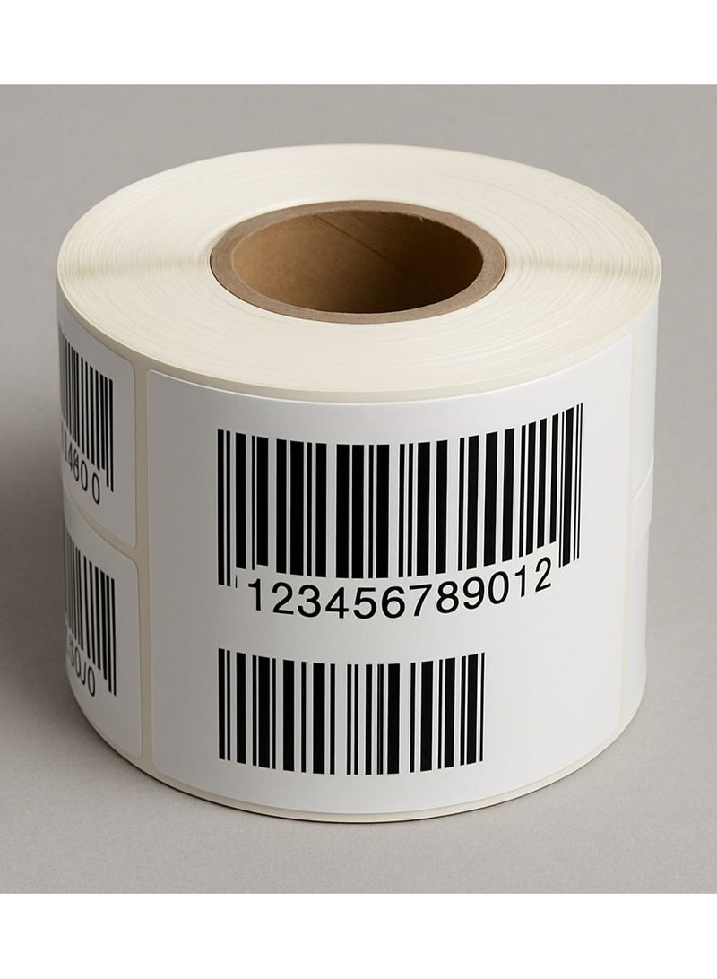 TA POS 2000 Piece Thermal Label Paper Sticker, Barcode Paper 25*50mm - Image 2