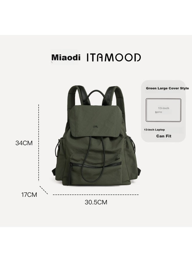 MOOD Miaodi Lightweight Large Capacity Stylish Women's Backpack School Travel Hiking Work Laptop Diaper Bag - Image 3