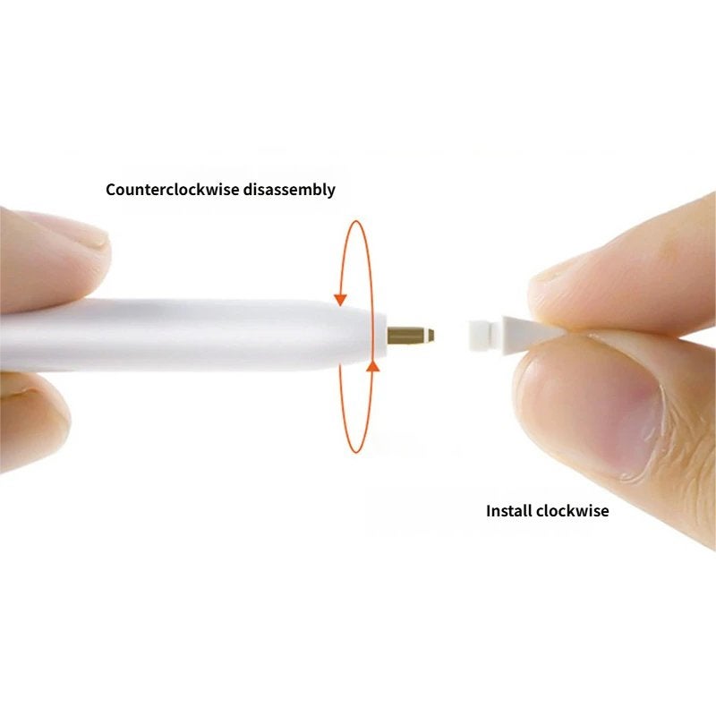 4-Piece Stylus Pen Tips Replacement for iPad, White - Image 3