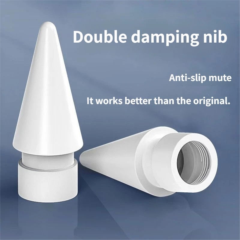 4-Piece Stylus Pen Tips Replacement for iPad, White - Image 1