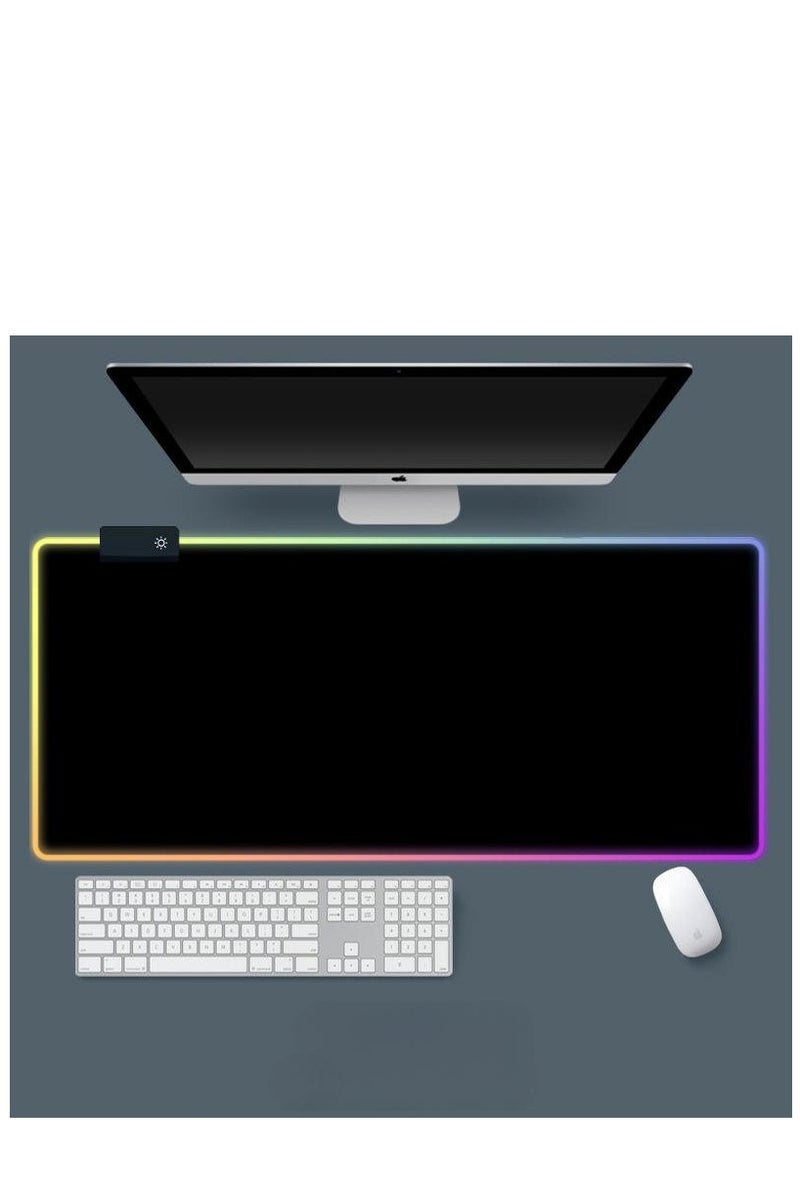 RGB illuminated gaming keyboard mouse pad（900mmX400mm.black） - Image 2