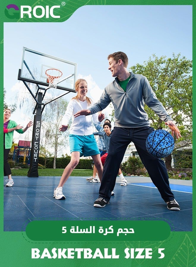 GROIC Official Rubber Basketbal Outdoor Basketball Ball Size 5 for Kids, Indoor Basketball, Game Basketball,Game Training Universal Basketball,Outdoor Sports Goods - Image 5