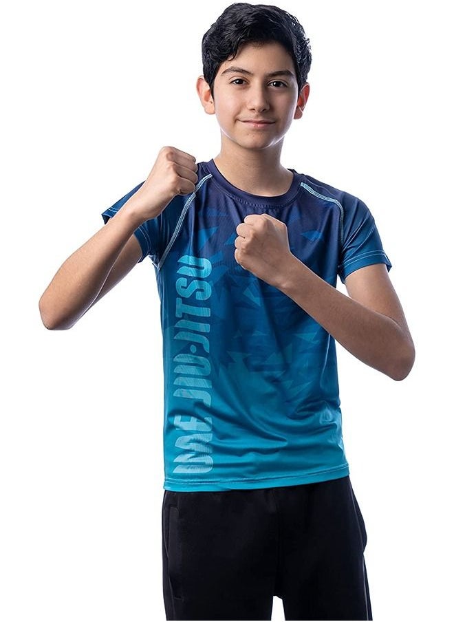UAEJJ - Jiu Jitsu Short Sleeve Rash Guard For Adults - Image 1