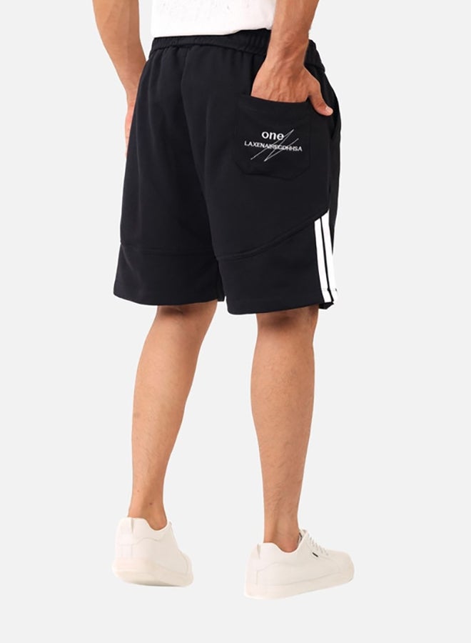 WHITE RABBIT Side Pockets Summer Short With Drawstring  - Image 4