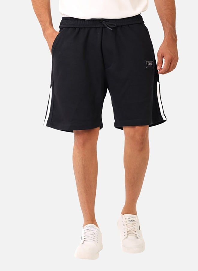 WHITE RABBIT Side Pockets Summer Short With Drawstring  - Image 1