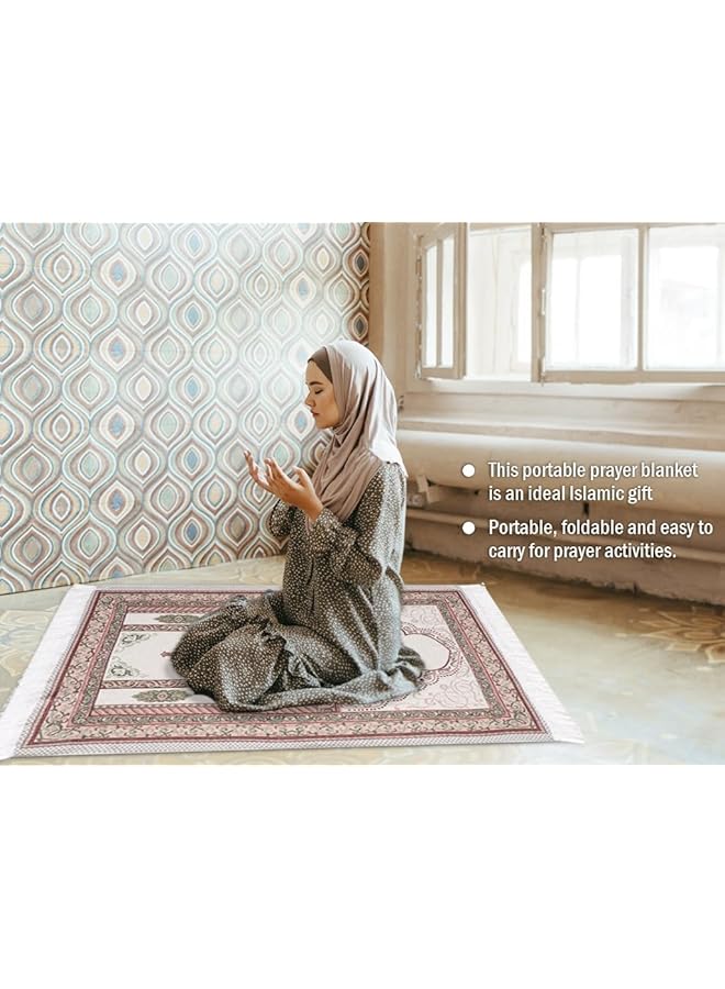 erorex Prayer Mat Muslim Prayer Rug With Carrying Bag Large Islamic Anti Slip Prayer Rug For Ramadan Islamic Muslim Prayer Praying Soft Carpet  - Image 5