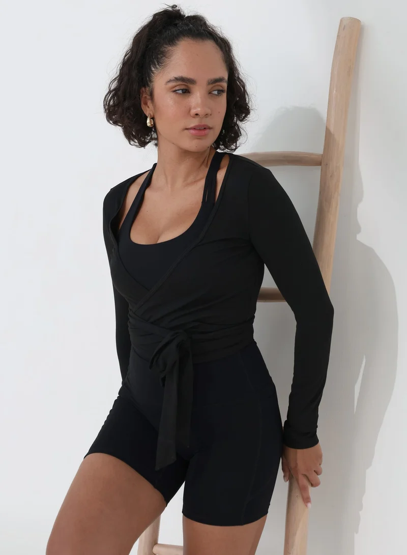 Lounge Wrap Top