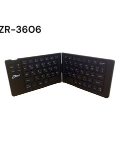 ZR-3606  teclado bluetooth plegable mini keyboard works on Android and IOS system and supports Bluetooth function
