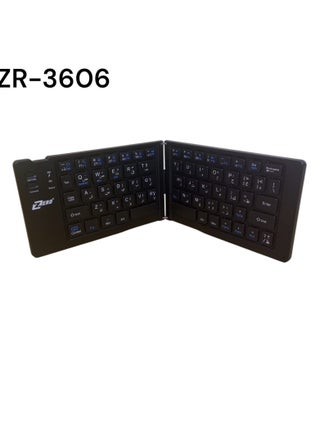 ZR-3606  teclado bluetooth plegable mini keyboard works on Android and IOS system and supports Bluetooth function - pzsku/Z772015BB30D9509C50AFZ/45/_/1737034828/822438d5-56f9-483c-8014-d15dc9ac5d4a