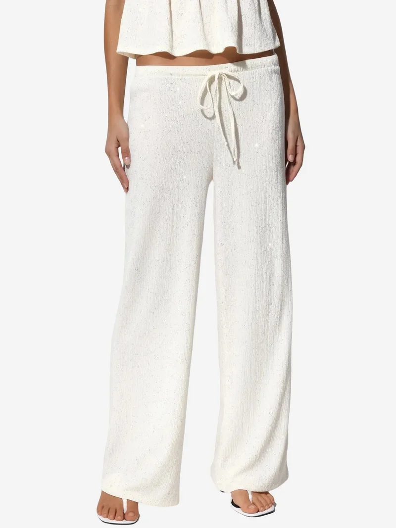 Busem BUSEM Women's Straight-Leg Drawstring Trousers