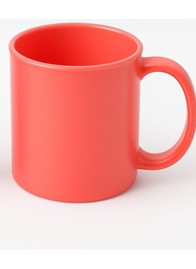 Plastic cup with handle - Multi-colored - Code 1082