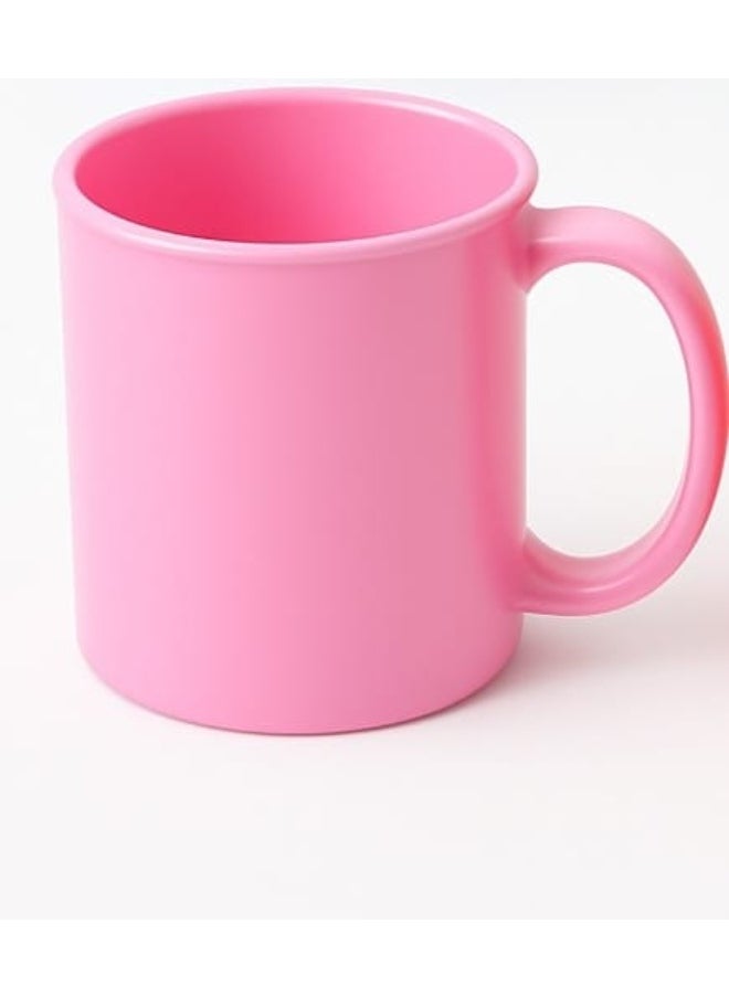 Plastic cup with handle - Multi-colored - Code 1082