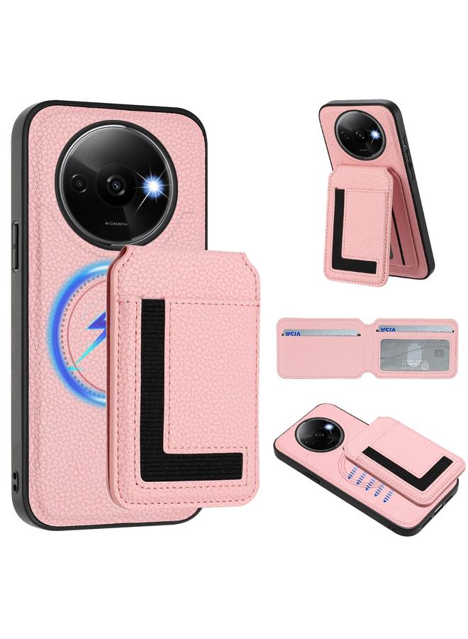 The Bros Case For Redmi A3 / A3x / Xiaomi Poco C61 CX01 Detachable Magsafe Magnetic Card Bag Phone Case