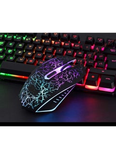 Generic Wired Gaming Keyboard and Mouse Combo – USB, Black  - Image 4