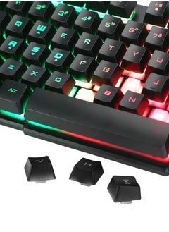 Generic Wired Gaming Keyboard and Mouse Combo – USB, Black  - Image 2