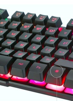 Generic Wired Gaming Keyboard and Mouse Combo – USB, Black  - Image 3