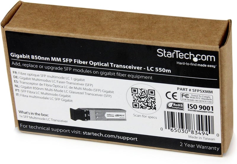 StarTech.com Gb MM SFP Fiber Optical Transceiver LC - 1000BASE-SX Compatible - Image 5